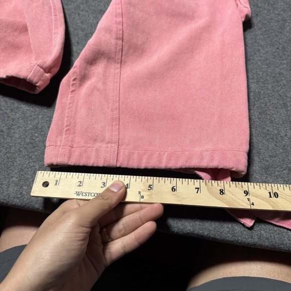 Maniere De Voir Pink Cargo Pants Womens 12 Utility Rave Streetwear Y2K Grunge - Picture 14 of 14